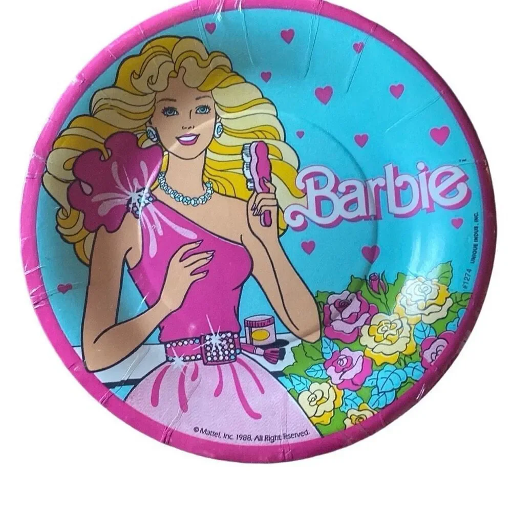 Vintage Barbie Party and baking Supplies NEW
